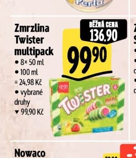 Zmrzlina Twister multipack