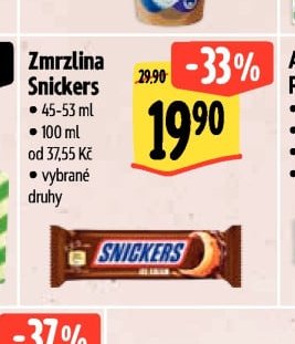 Zmrzlina Snickers