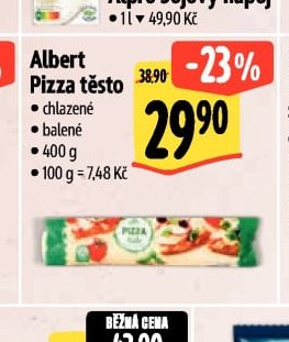 Albert Pizza těsto