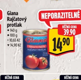 Giana Rajčatový protlak