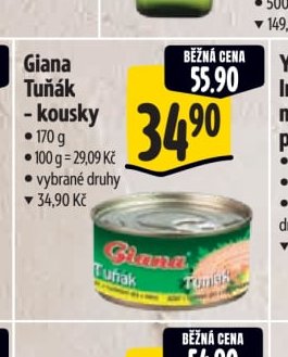 Giana Tuňák - kousky