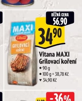 Vitana MAXI Grilovací koření