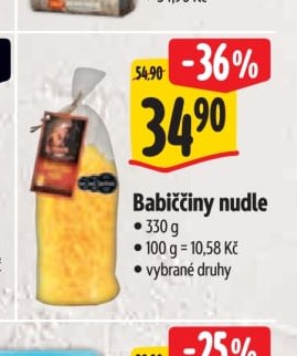 Babiččiny nudle