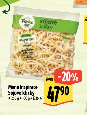 Menu inspirace Sójové klíčky