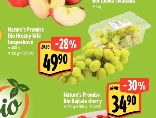 Nature's Promise Bio Hrozny bílé bezpeckové
