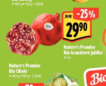 Nature's Promise Bio Granátové jablko