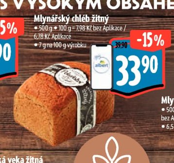 Mlynářský chléb žitný