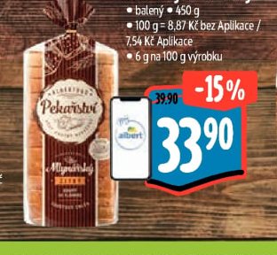 Mlynářský toustový chléb žitný