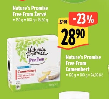 Nature's Promise Free From Camembert