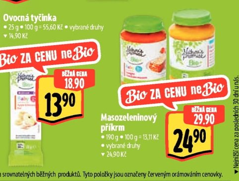 Nature's Promise Bio Masozeleninový příkrm