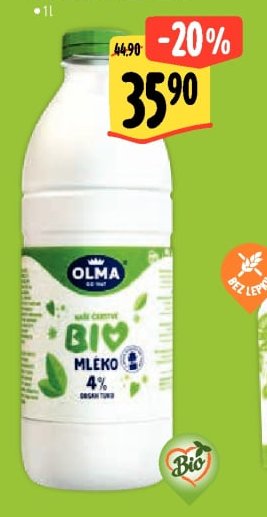 Olma Bio Čerstvé mléko 4%