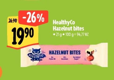 HealthyCo Hazelnut bites
