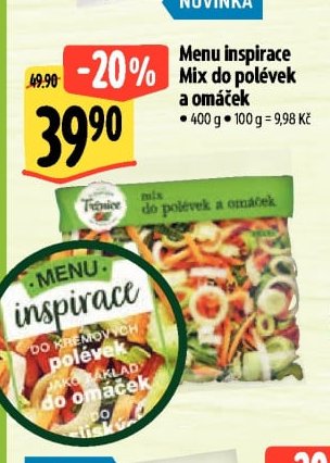 Menu inspirace Mix do polévek a omáček