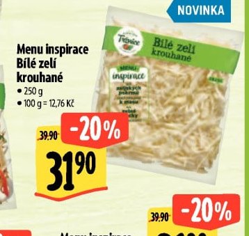 Menu inspirace Bílé zelí krouhané