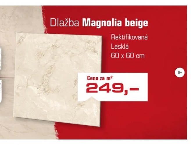 Dlažba Magnolia beige