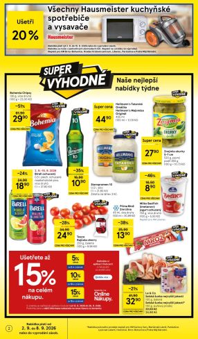 aktuální leták Tesco 2.9.2026-8.9.2026