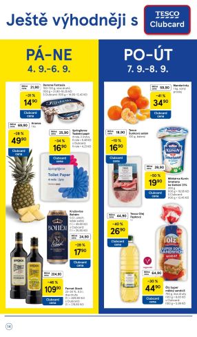 aktuální leták Tesco 2.9.2026-8.9.2026