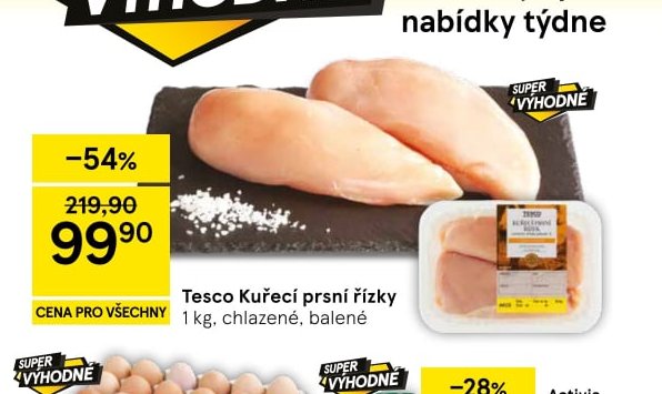 Tesco Kuřecí prsní řízky
