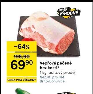 Vepřová pečeně bez kosti
