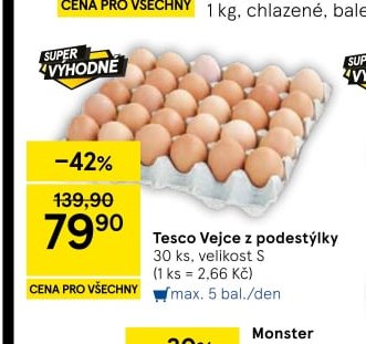 Tesco Vejce z podestýlky