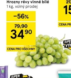 Hrozny révy vinné bílé