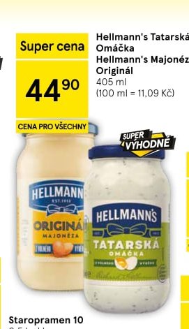 Hellmann's Tatarská omáčka / Majonéza