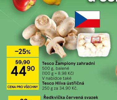 Tesco Žampiony zahradní