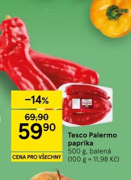 Tesco Palermo paprika