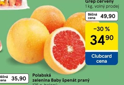 Grep červený