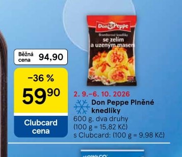 Don Peppe Plněné knedlíky
