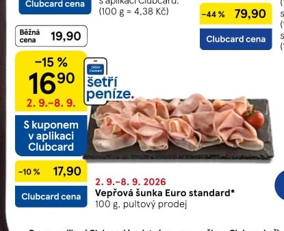 Vepřová šunka Euro standard