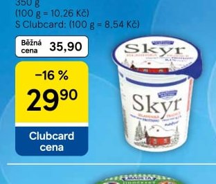 Bohušovická mlékárna Skyr natur 350 g
