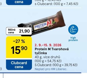 Protein M Tvarohová tyčinka 40 g