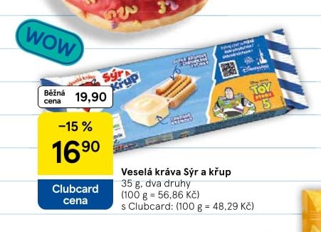 Veselá kráva Sýr a křup 35 g