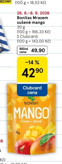 Bonitas Mrazem sušené mango 30 g