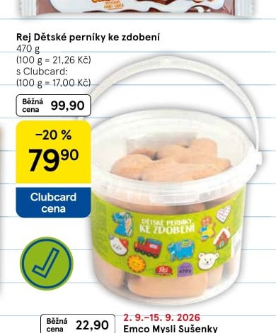Rej Dětské perníky ke zdobení 470 g