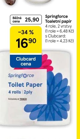 Springforce Toaletní papír