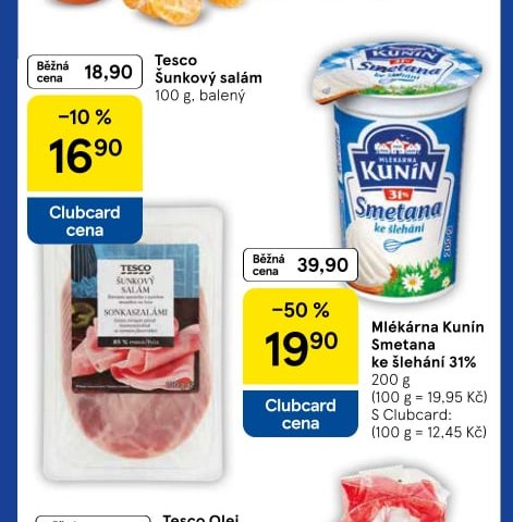 Tesco Šunkový salám