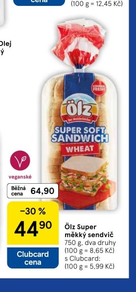 Ölz Super měkký sendvič