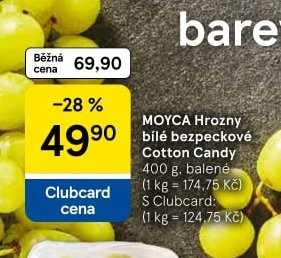 MOYCA Hrozny Cotton Candy 400 g