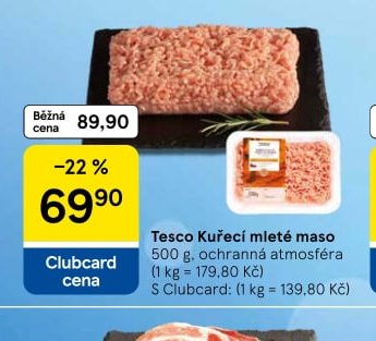 Tesco Kuřecí mleté maso