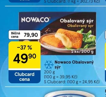 Nowaco Obalovaný sýr