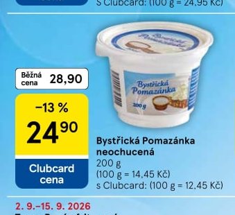 Bystřická Pomazánka neochucená