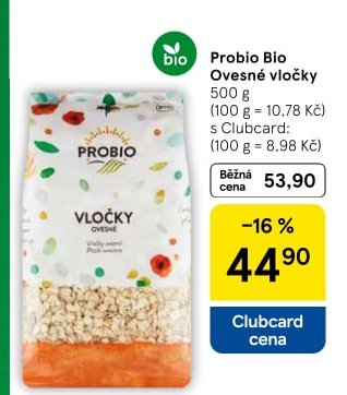 Probio Bio Ovesné vločky
