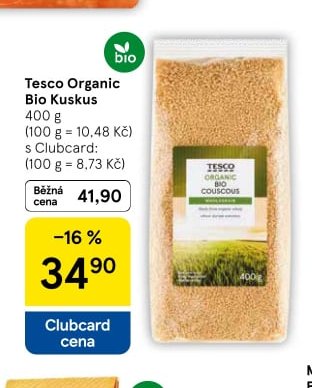 Tesco Organic Bio Kuskus