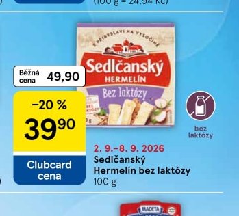 Sedlčanský Hermelín bez laktózy