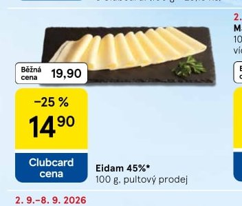Eidam 45%*