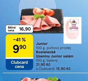 Junior Kostelecké Uzeniny Junior salám