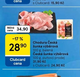 Chodura Česká šunka výběrová