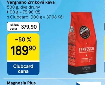 Vergnano Zrnková káva